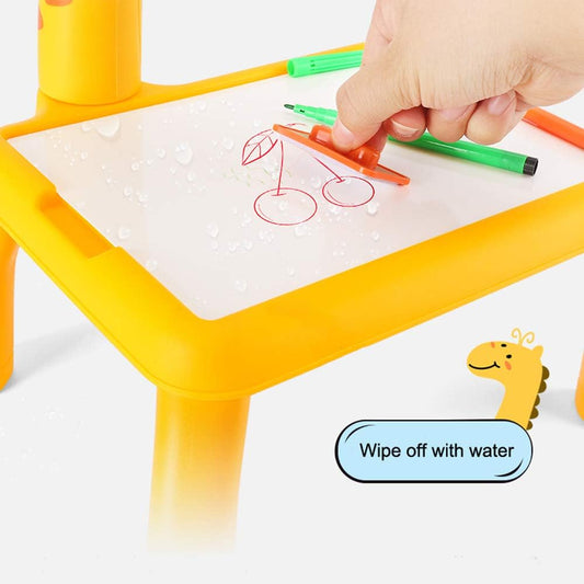 Giraffe Art Drawing Board with LED Projector