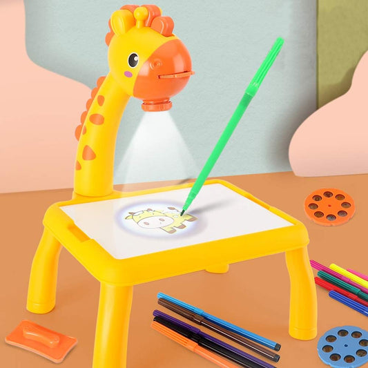 Giraffe Art Drawing Board with LED Projector