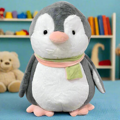 Scarf Penguin Plush Figure | Fluffy & Soft Stuffed Animal Penguin Plush Toy For Kids – 25 Cm